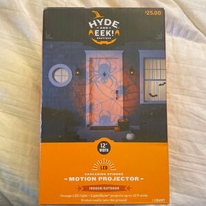 LED, cascading spiders, motion, projector, indoor/outdoor, Halloween